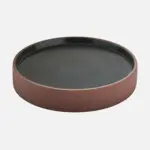 Plato Artisan Marron 16X4.5 Cm.