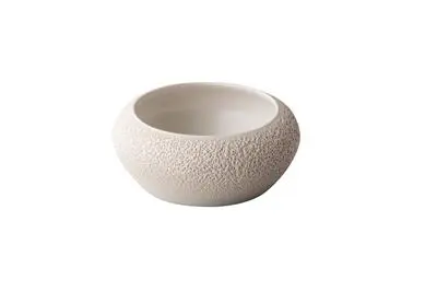 [RD18526] Zz26 Bol Vulcanic Blanco 12X5 Cm. 30 Cl.